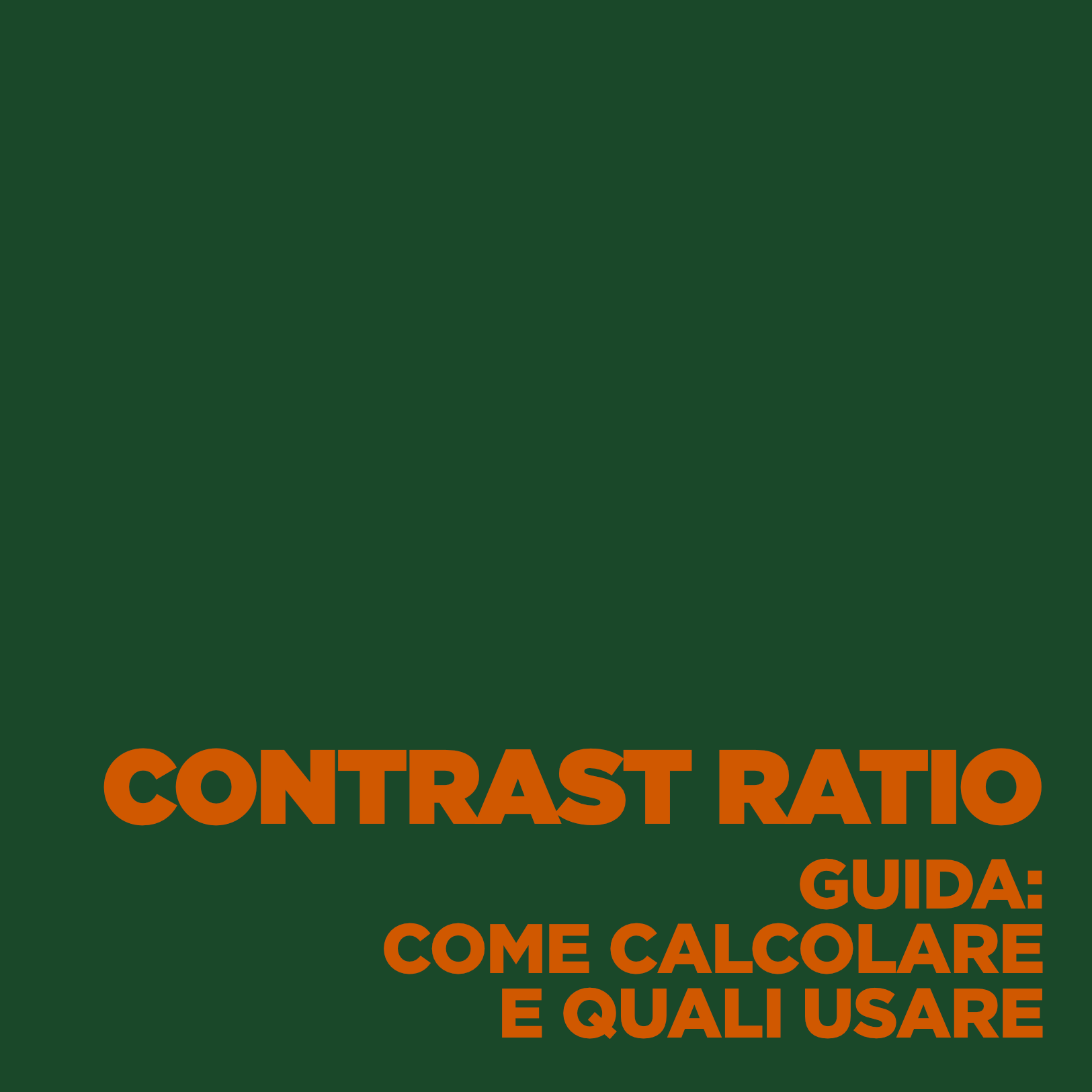 Guida FREE - Contrast Ratio